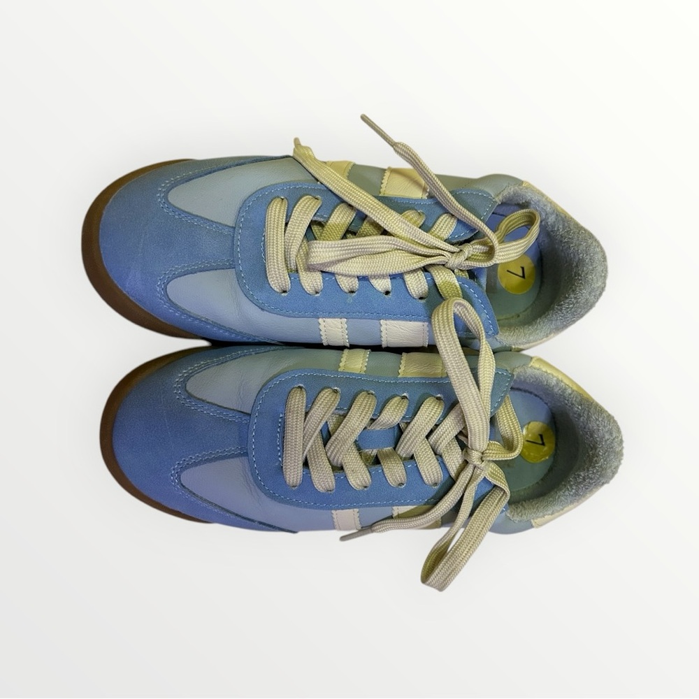 Dolce Vita Blue and Gray Sneakers
